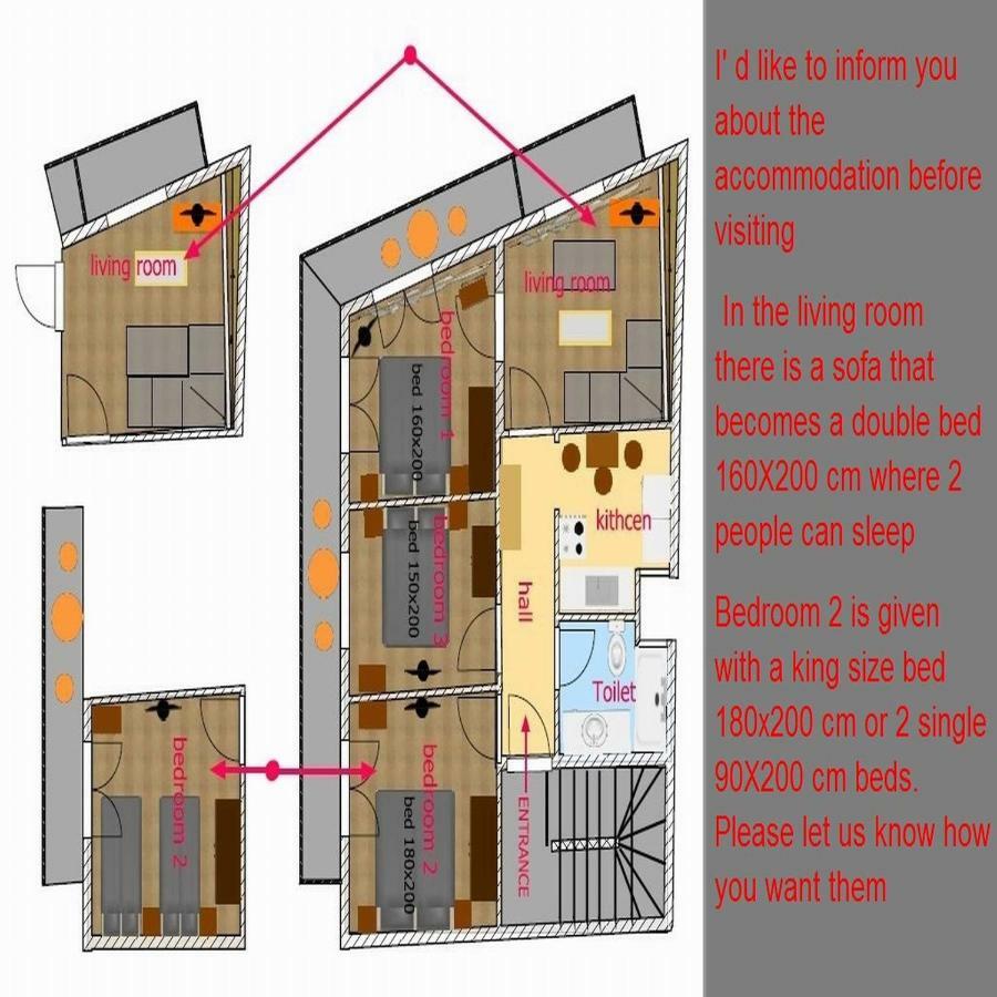 קאבאלה City'S Center Lux. Apt. מראה חיצוני תמונה